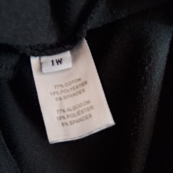 Vintage Doncaster Stretch Velour Shift Dress w/ Zipper Goth Women Size 1X - Picture 7 of 7